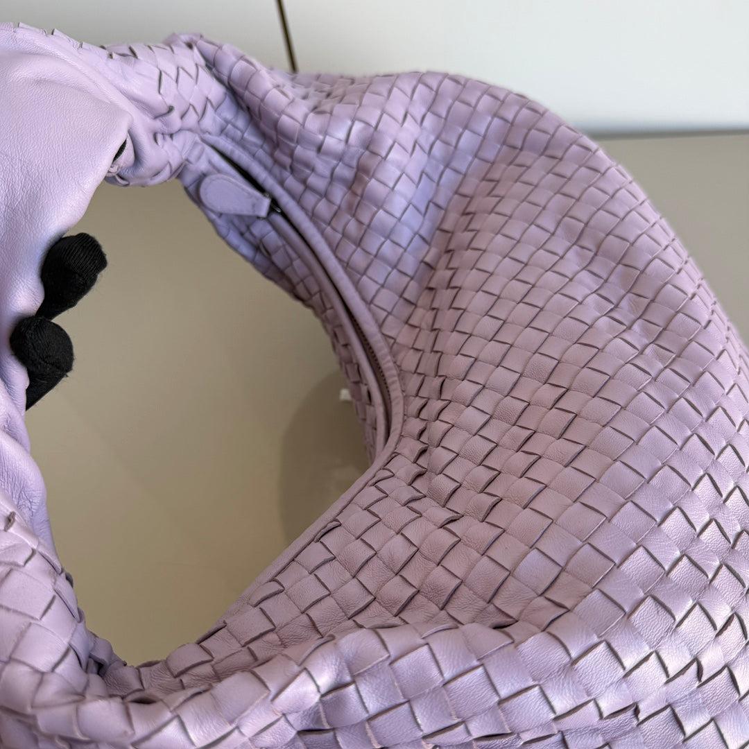 Bottega Veneta Hobo Bag Lambskin leather Lilac Purple Large 47cm 12