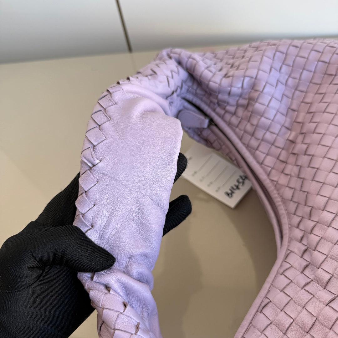 Bottega Veneta Hobo Bag Lambskin leather Lilac Purple Large 47cm 13