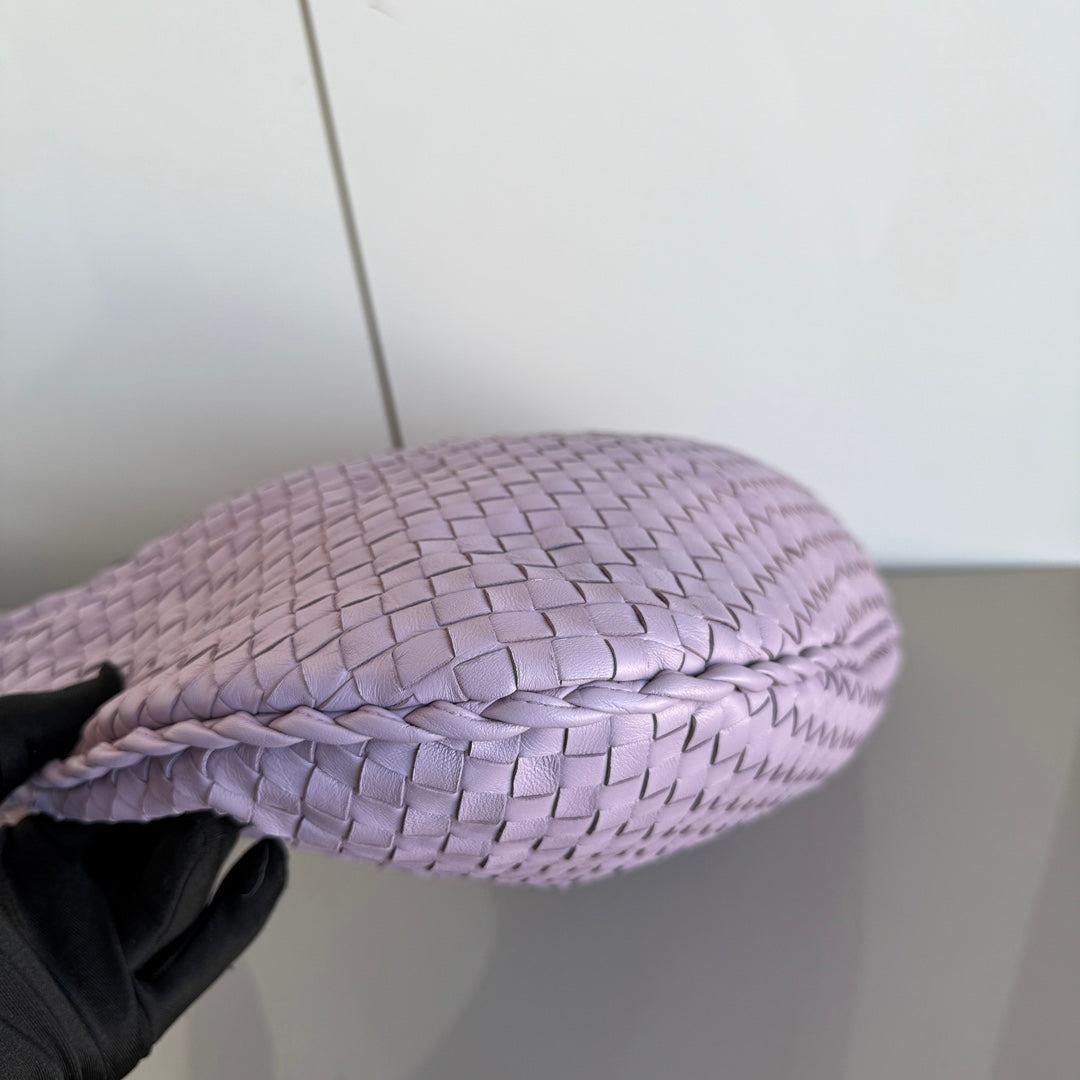 Women's Bottega Veneta Hobo Bag Lambskin leather Lilac Purple Large 47cm