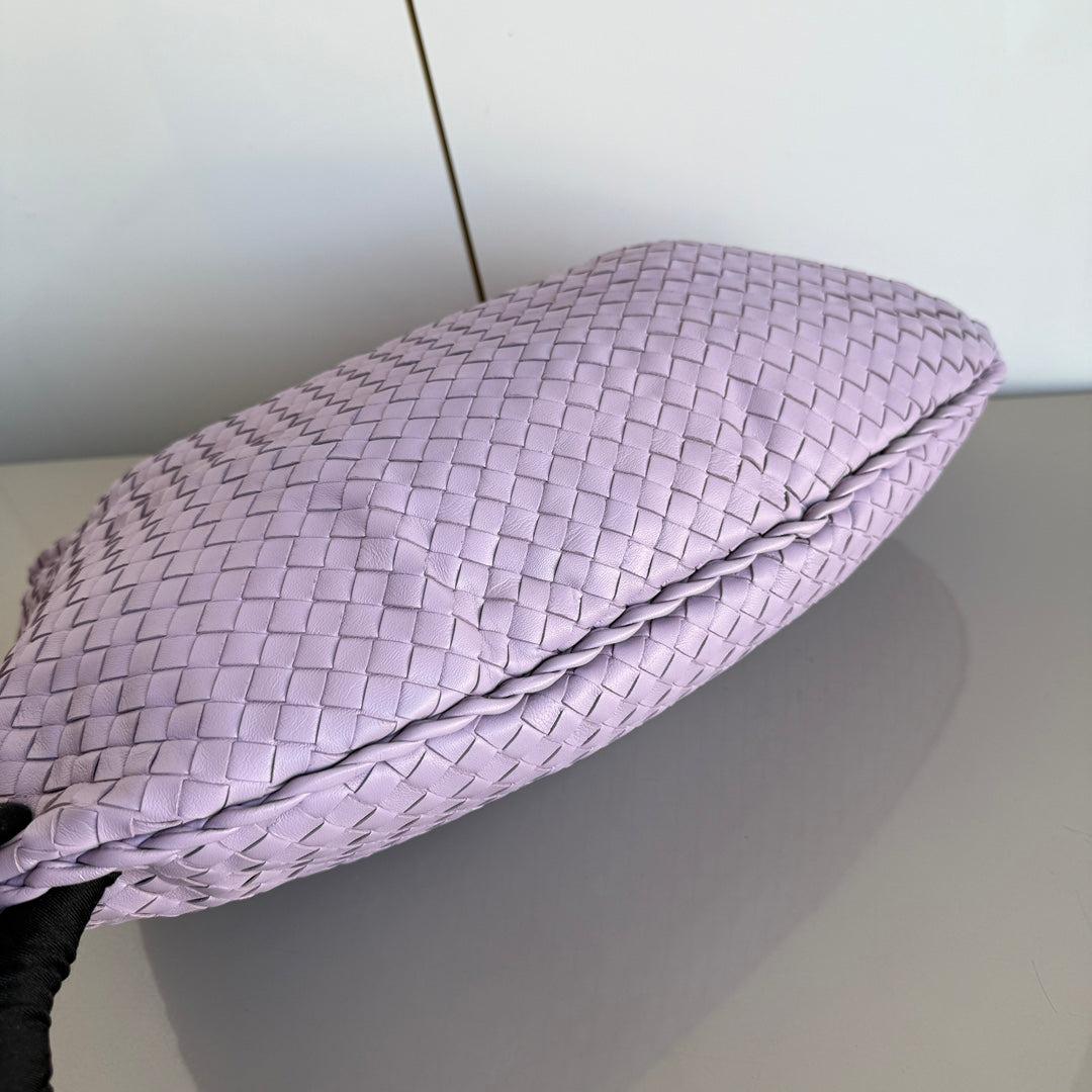 Bottega Veneta Hobo Bag Lambskin leather Lilac Purple Large 47cm 1