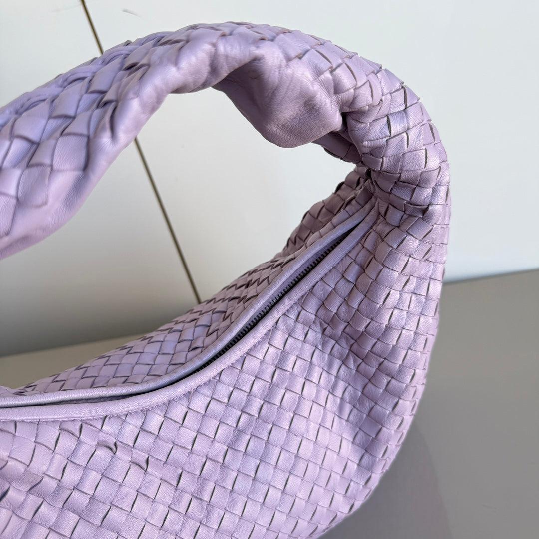 Bottega Veneta Hobo Bag Lambskin leather Lilac Purple Large 47cm 2