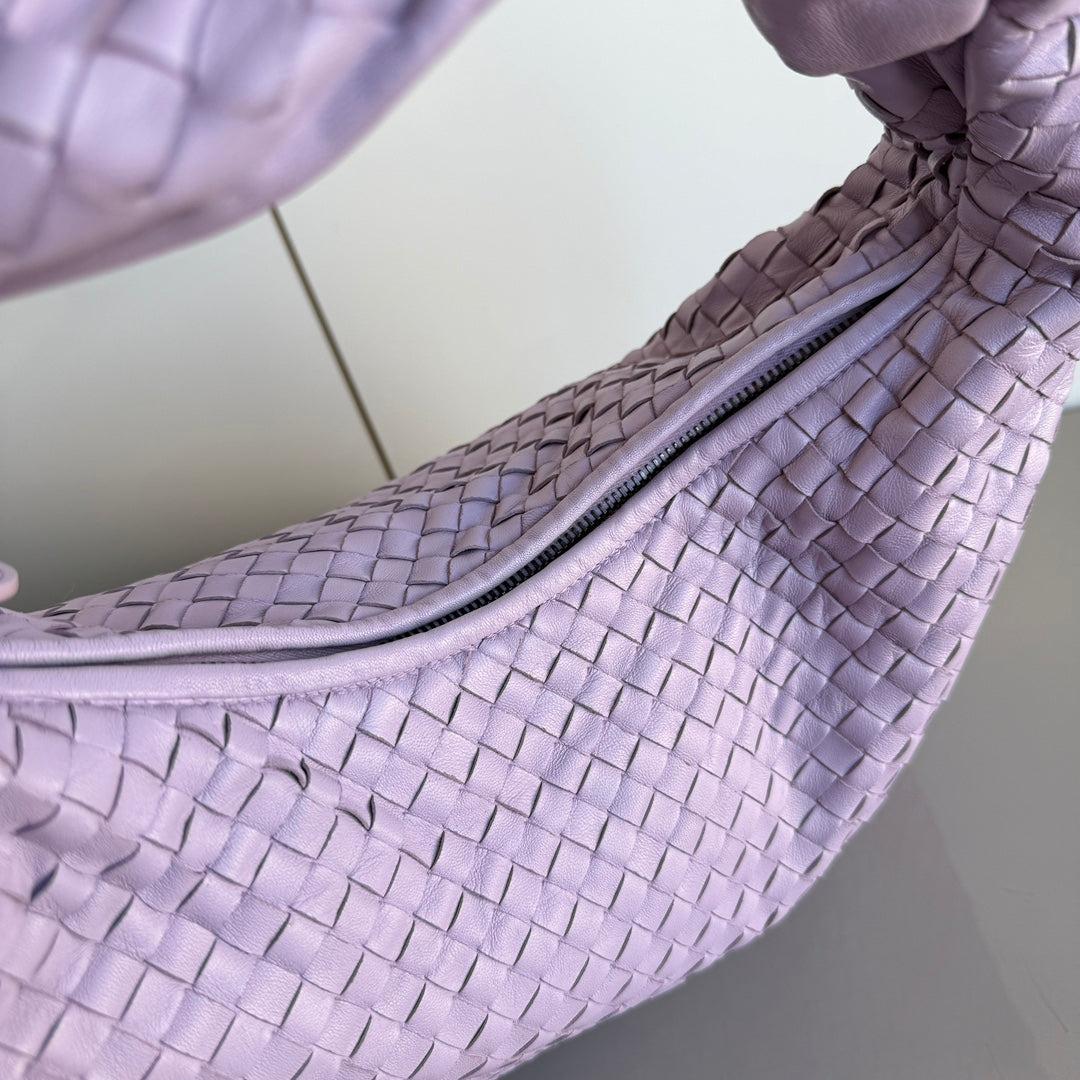 Bottega Veneta Hobo Bag Lambskin leather Lilac Purple Large 47cm 3