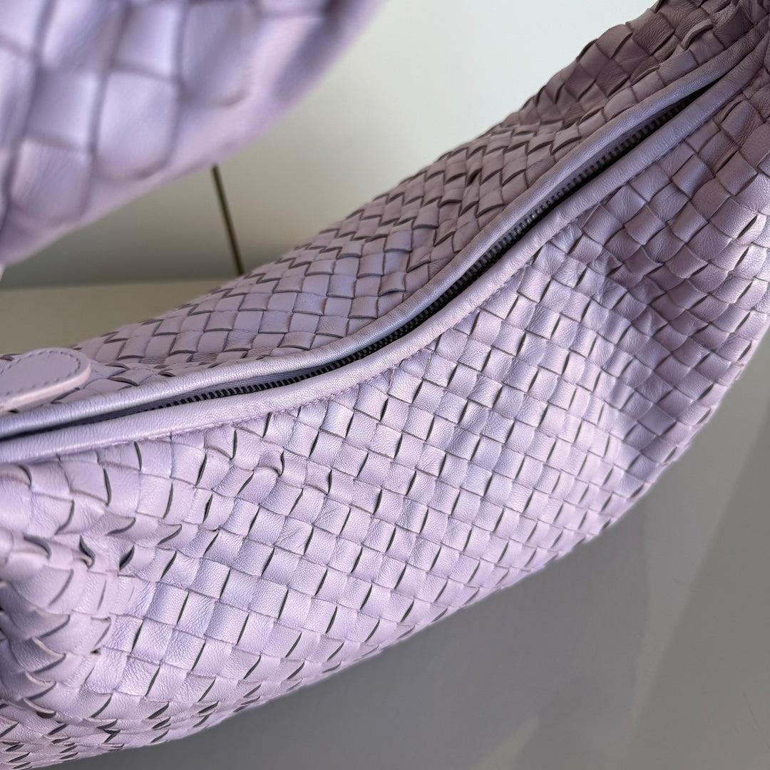 Bottega Veneta Hobo Bag Lambskin leather Lilac Purple Large 47cm 4