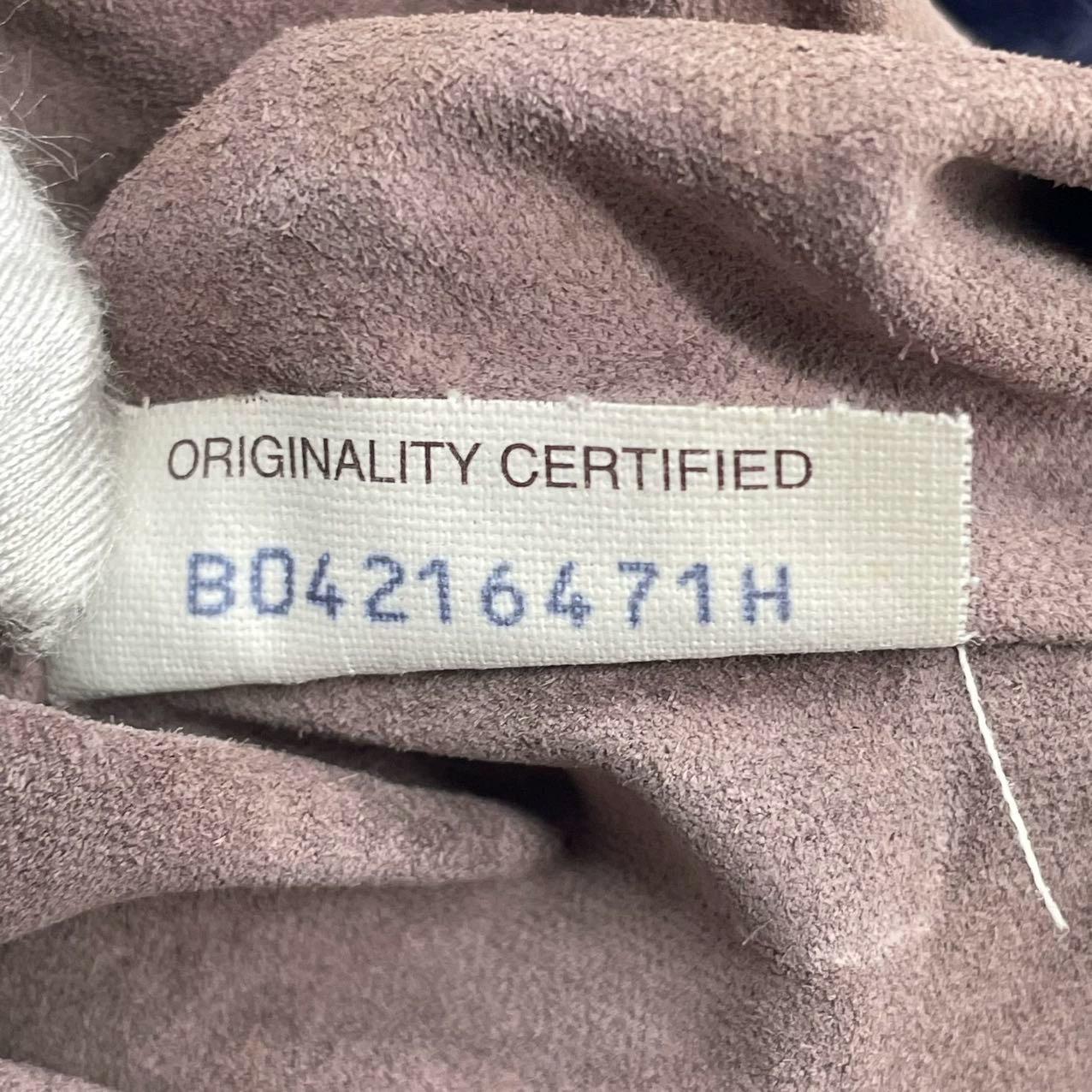 Bottega Veneta Borsa Hobo in pelle di agnello Navy Medium 47cm in vendita 3