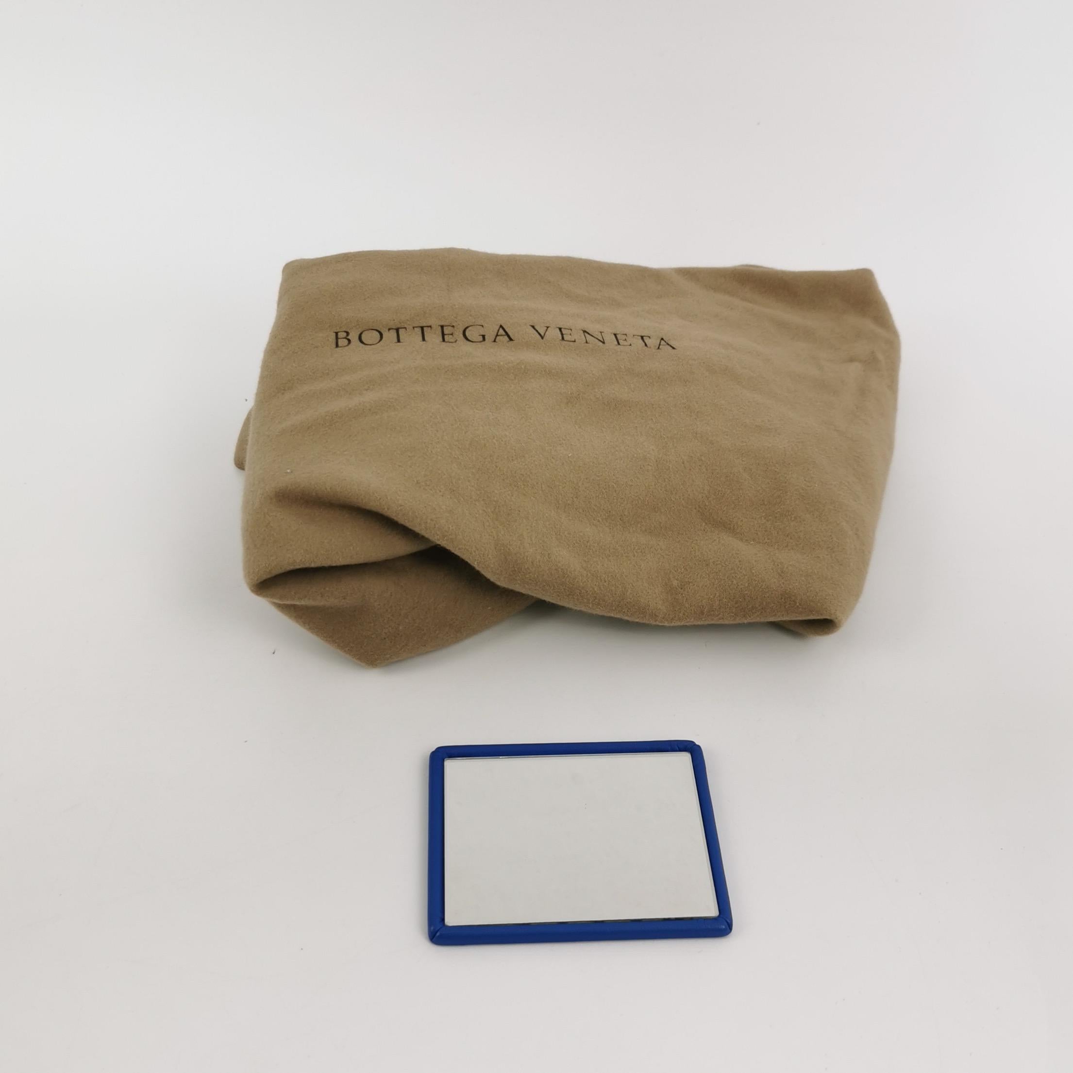 Bottega Veneta Hobo Bag Lambskin Leather Royal Blue 42cm Thick Shoulder Pad 3
