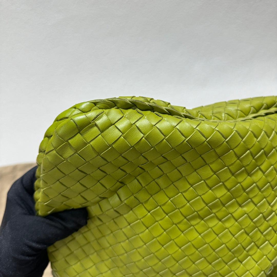 Bottega Veneta Hobo Bag Large Leather Mela Green 47cm 4