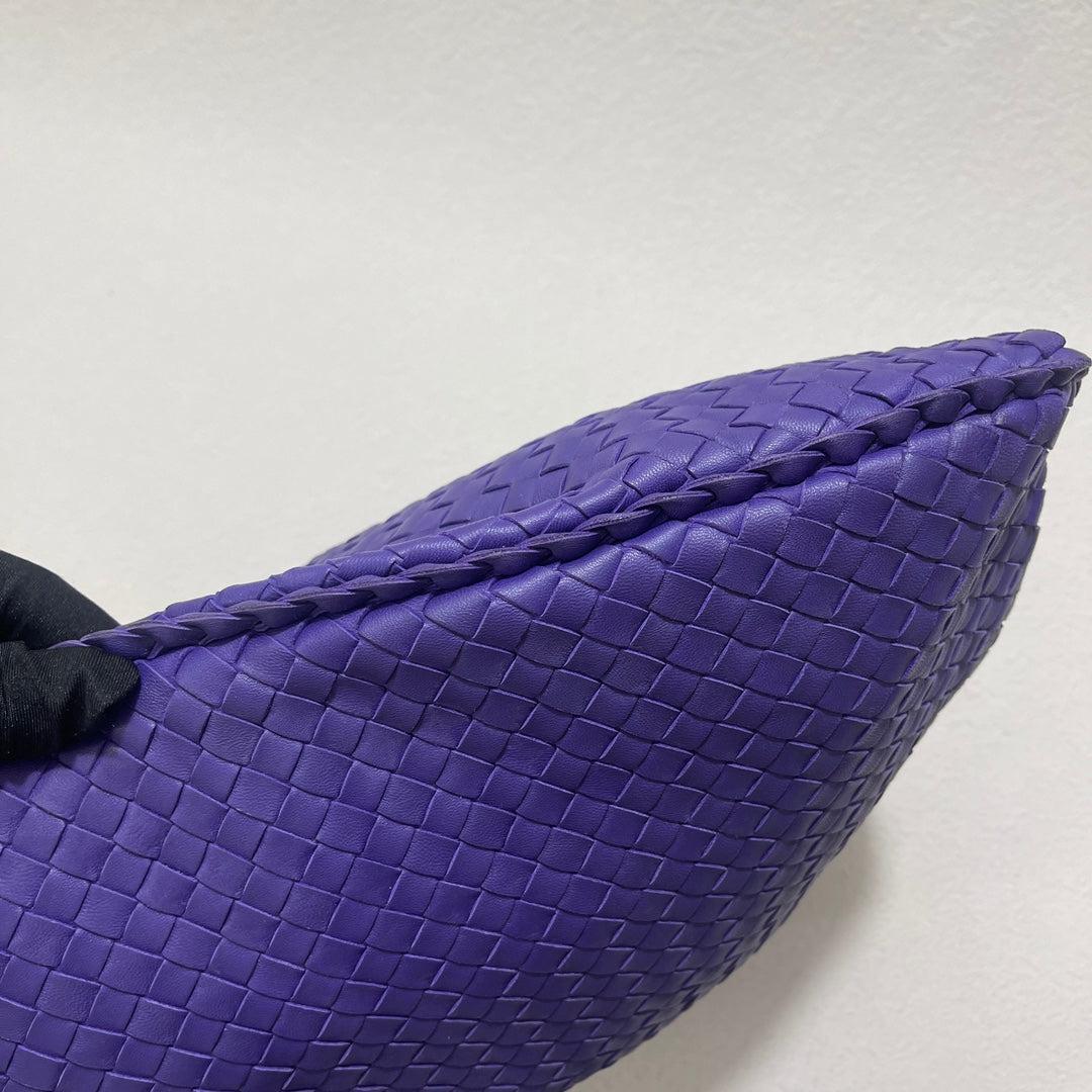 Bottega Veneta Hobo Bag Large Leather Purple 47cm 6