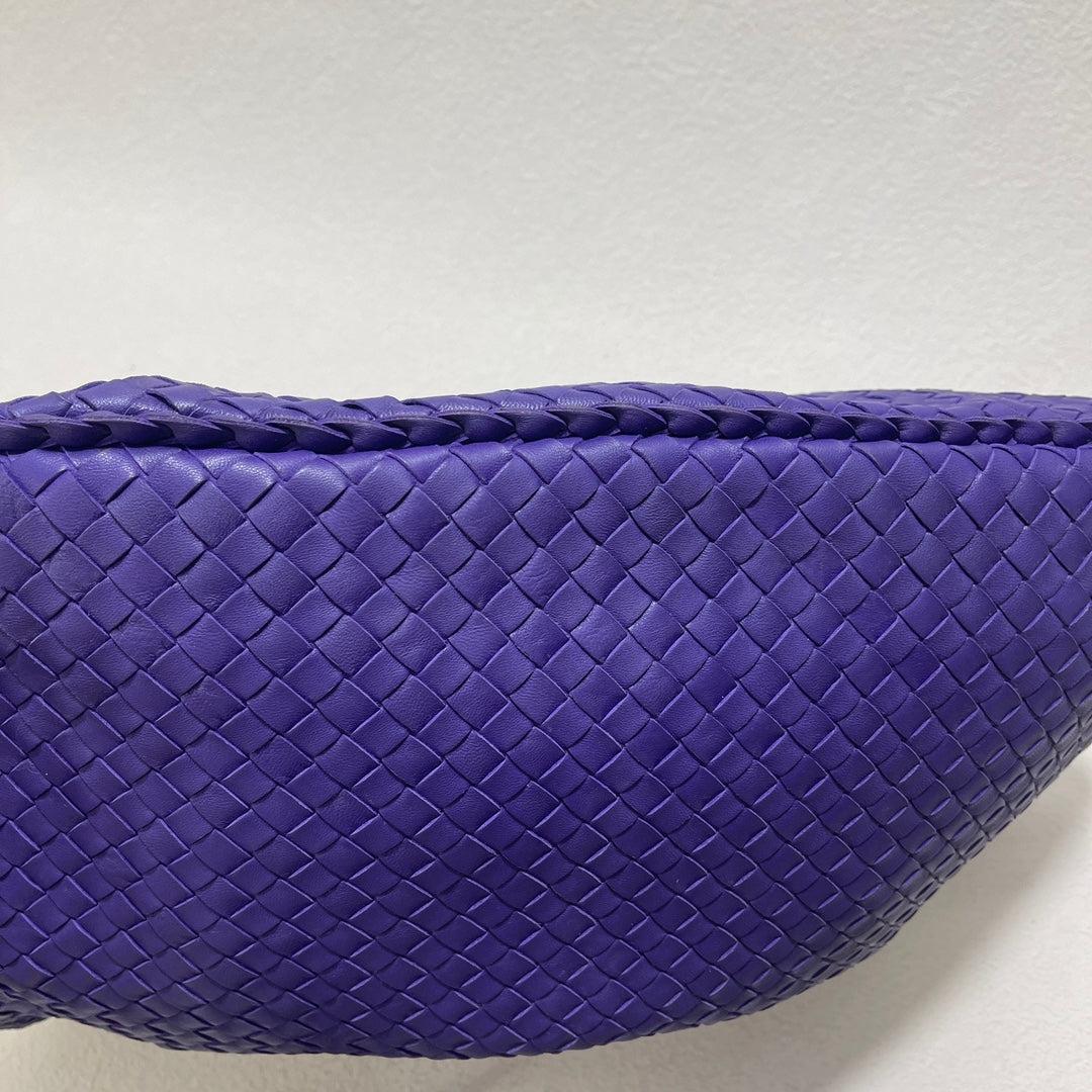 Bottega Veneta Hobo Bag Large Leather Purple 47cm 7