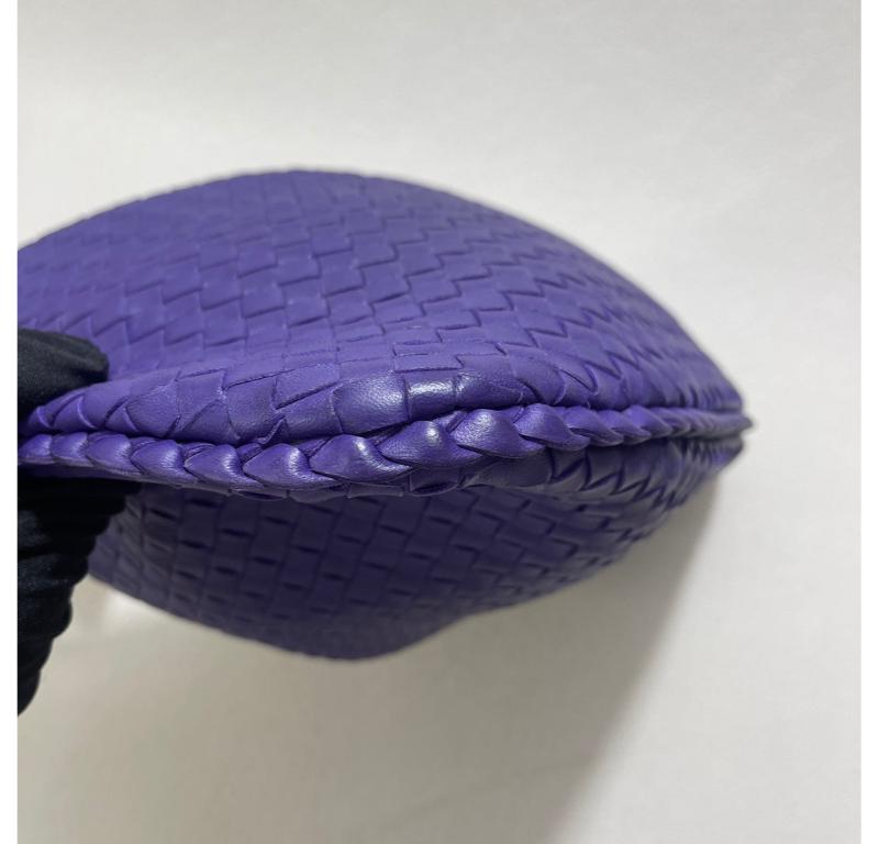 Bottega Veneta Hobo Bag Large Leather Purple 47cm 8