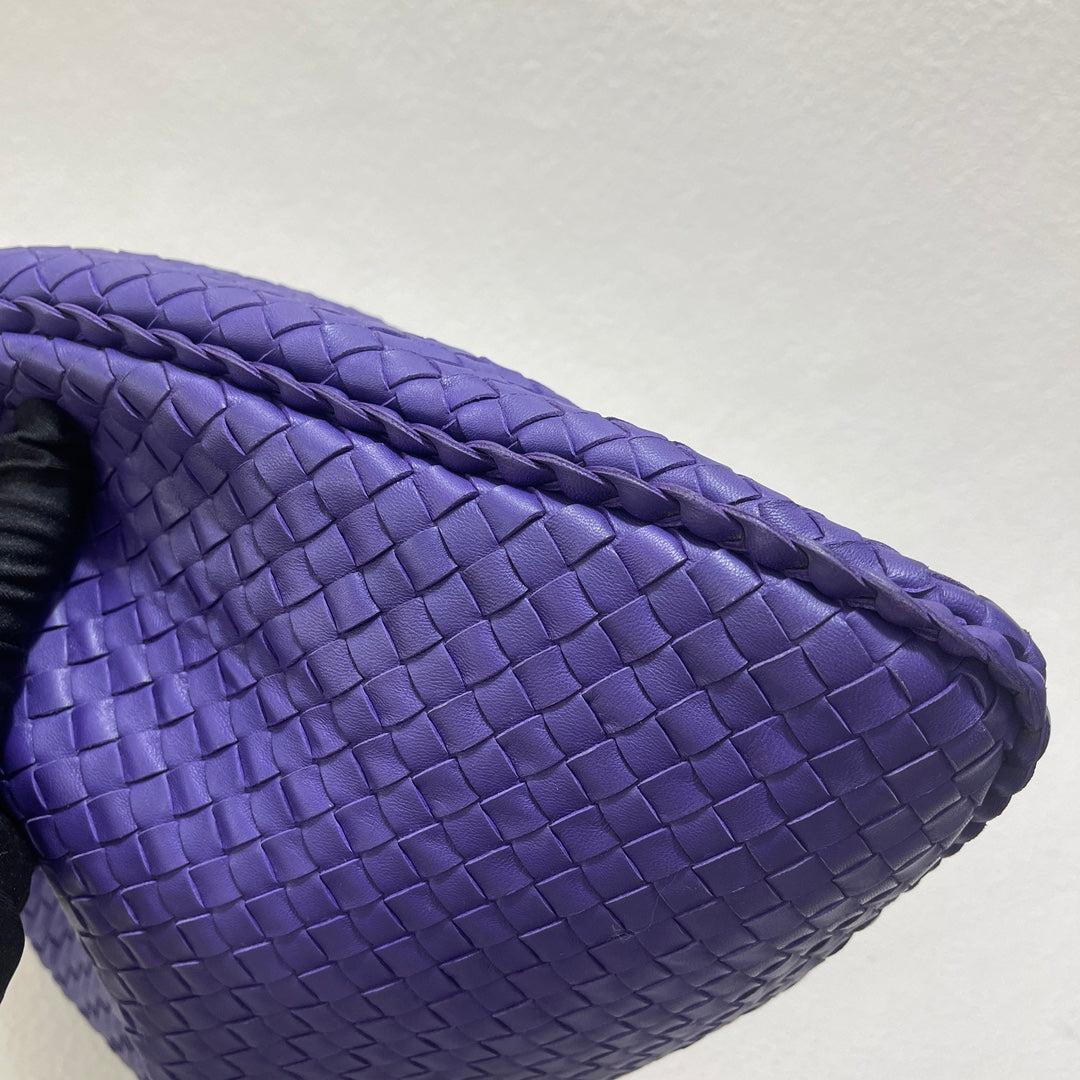 Bottega Veneta Hobo Bag Large Leather Purple 47cm 4