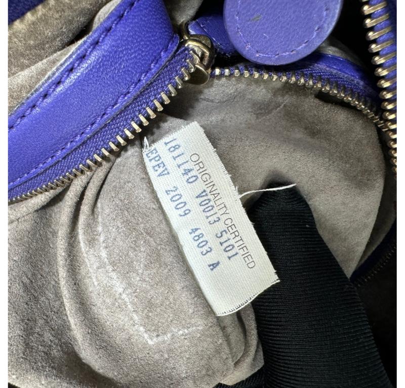 Bottega Veneta Hobo Bag Large Purple Leather 50cm 11