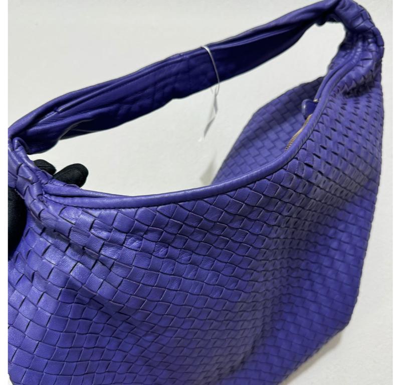 Bottega Veneta Hobo Bag Large Purple Leather 50cm 14