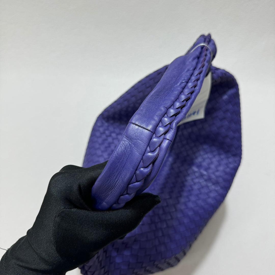 Bottega Veneta Hobo Bag Large Purple Leather 50cm 1