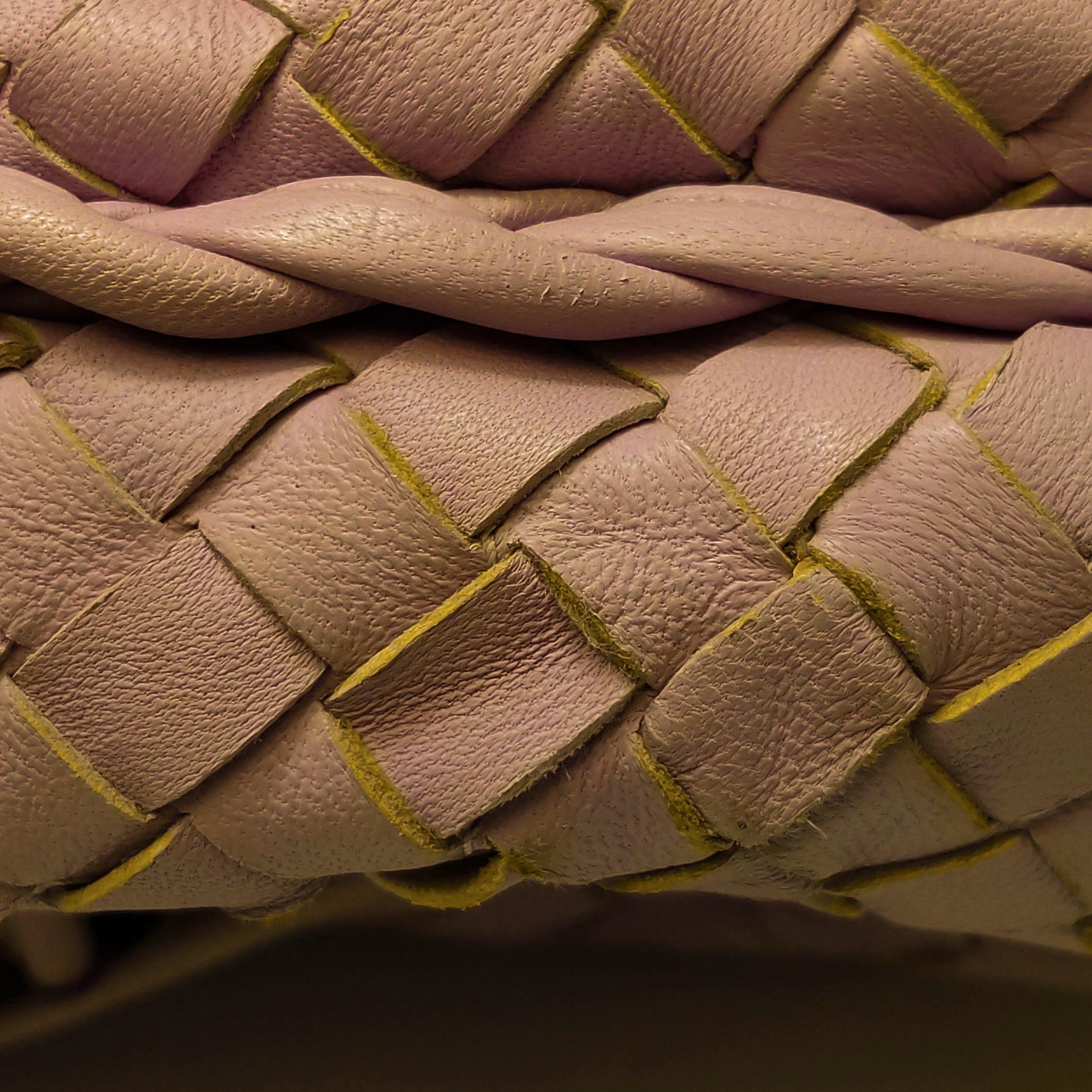 Bottega Veneta Sac Hobo en cuir Beige Small 40cm Butterfly Cutout en vente 9