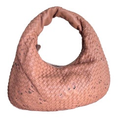 Bottega Veneta Hobo Tasche Leder Beige Klein 40cm Schmetterlingsausschnitt