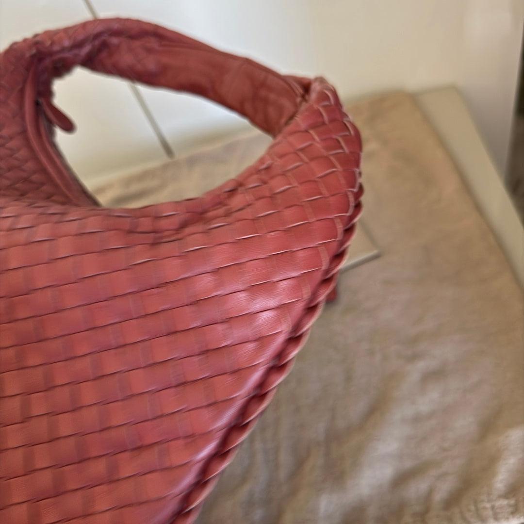 Bottega Veneta Hobo Bag leather Burgundy Medium 40cm 6