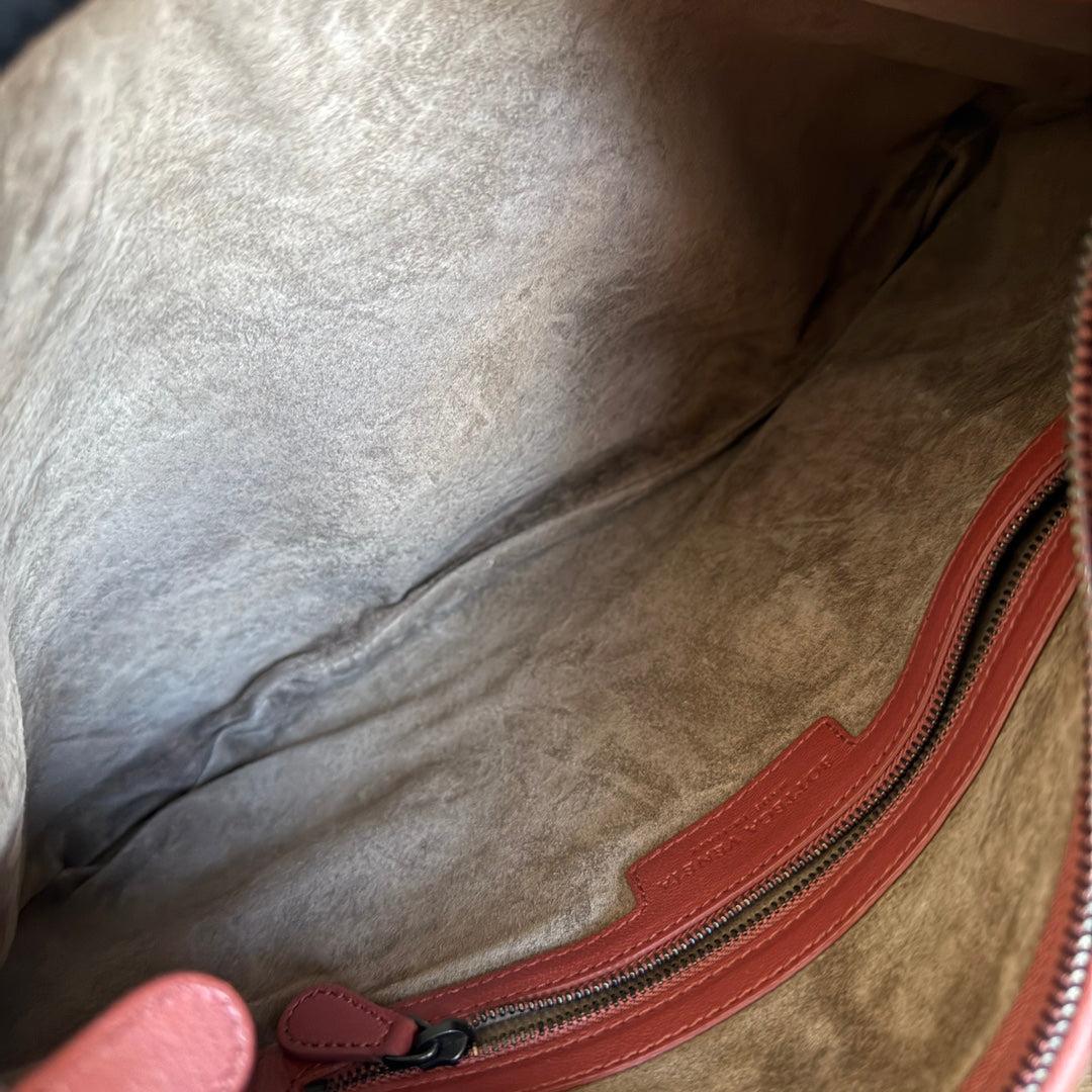 Bottega Veneta Hobo Bag leather Burgundy Medium 40cm 8