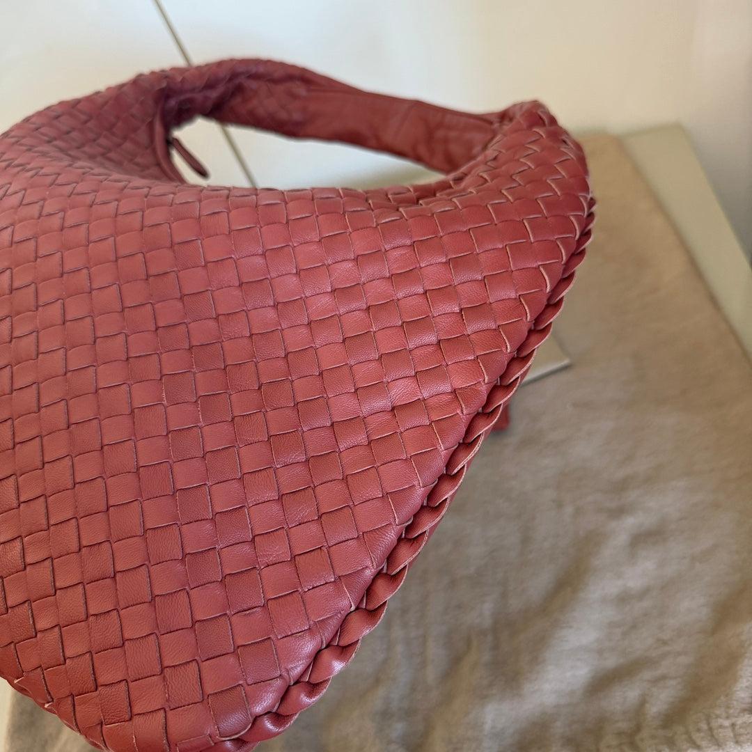 Bottega Veneta Hobo Bag leather Burgundy Medium 40cm 1