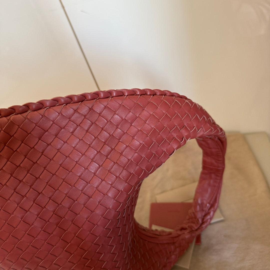 Bottega Veneta Hobo Bag leather Burgundy Medium 40cm 4