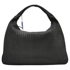 Bottega Veneta Hobo Maxi Midnight Navy Black leather 50cm
