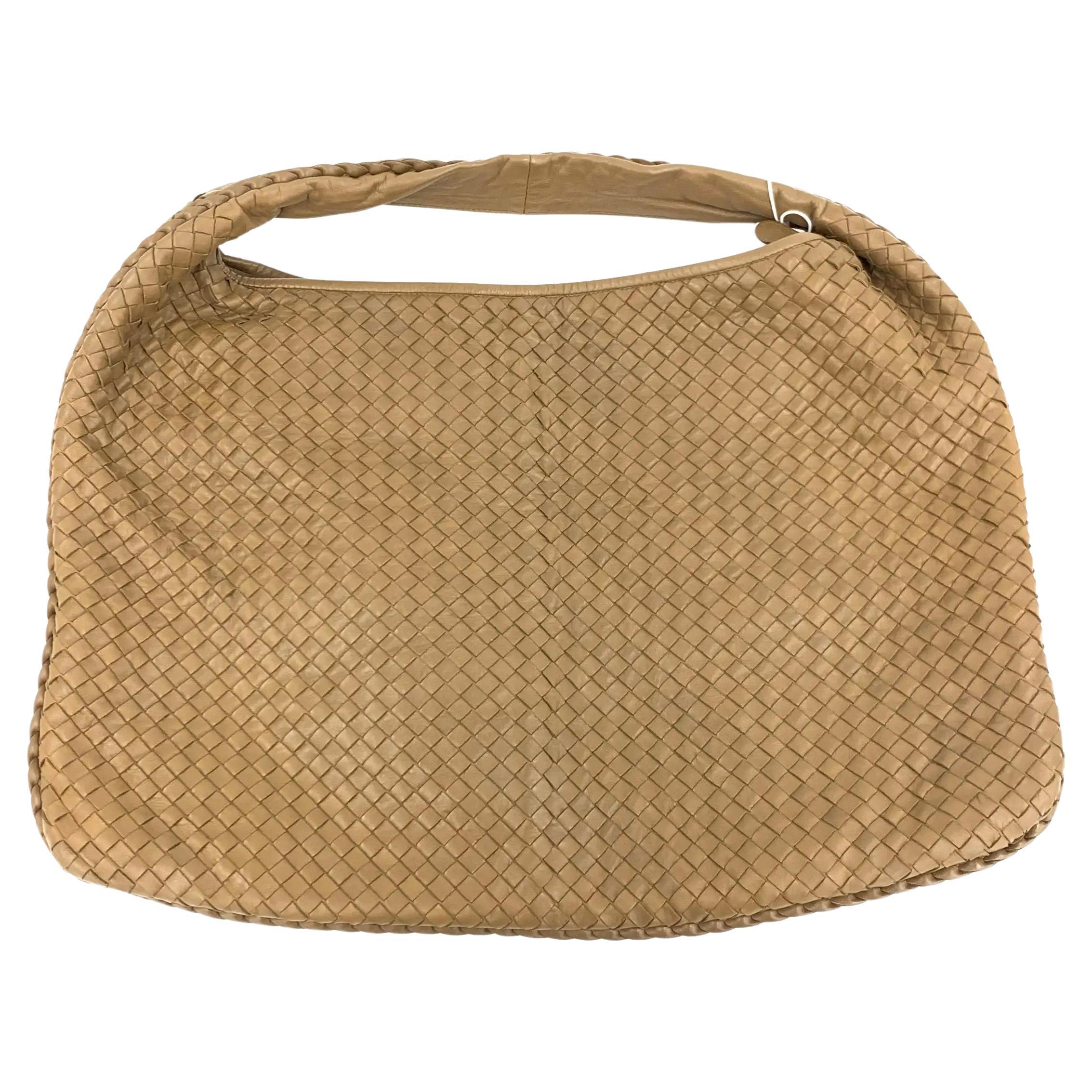 Bottega Veneta Hobo Maxi Milk Chocolate Brown leather 50cm For Sale