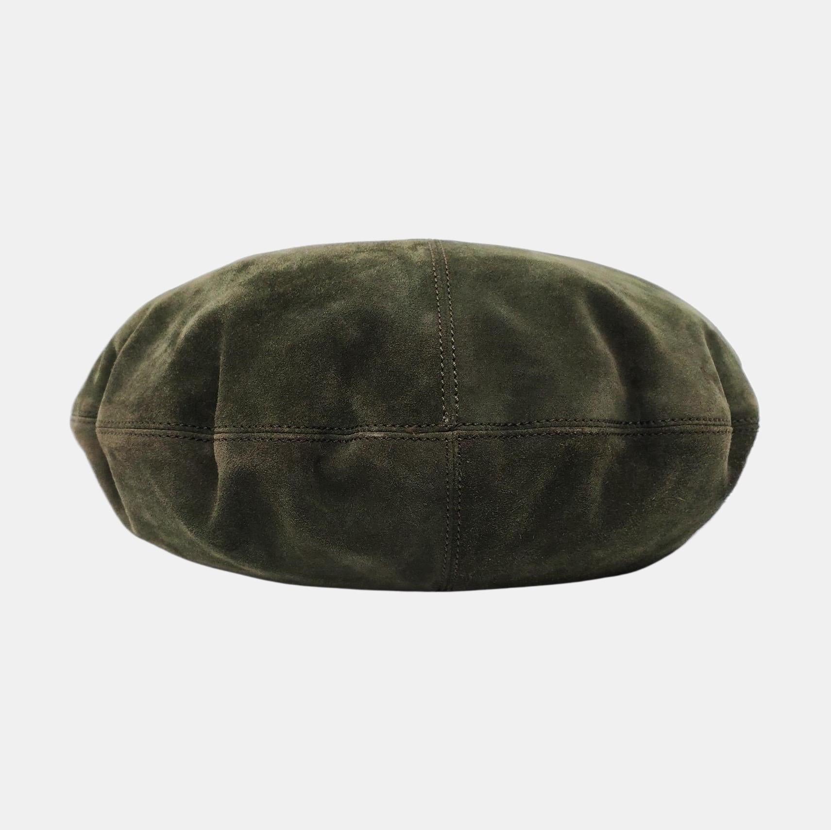 Nero Bottega Veneta Hobo Greene & Greene in pelle scamosciata in vendita