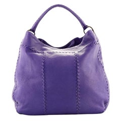 Bottega Veneta Hobo with Rings Leather with Intrecciato Detail Large