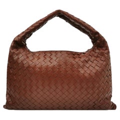 Bottega Veneta Hop Hobo Medium Leather Brick Red 46cm
