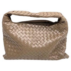 Bottega Veneta Hop Hobo Medium Leder Nutty Brown Medium