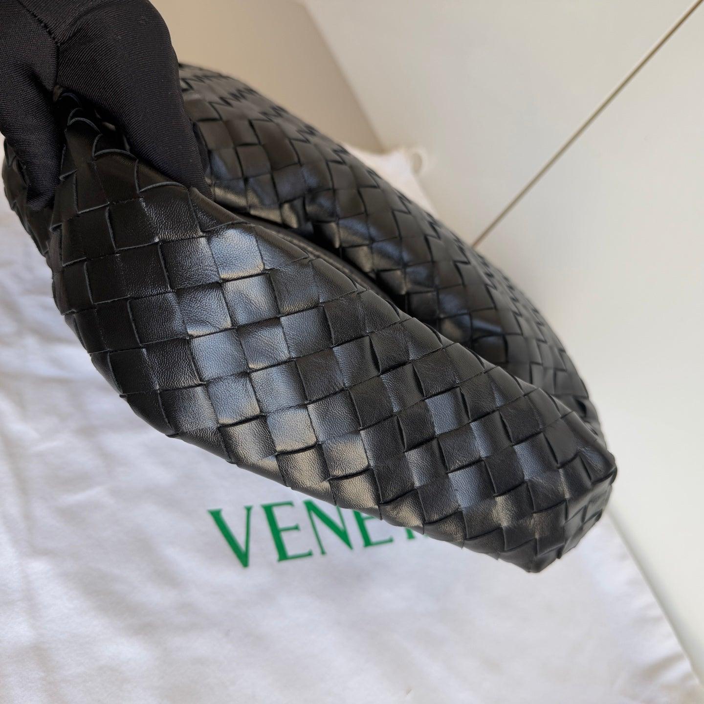 Bottega Veneta Hop Hobo petit cuir noir Neuf - En vente à AUBERVILLIERS, FR