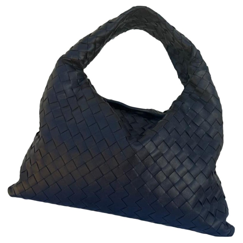 Bottega Veneta Hop Hobo Small Leather Chocolate Brown