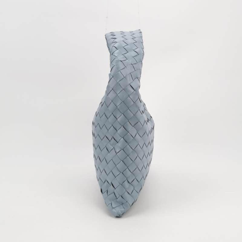 Bottega Veneta Hop Hobo Pequeña Piel Azul Bruma en venta 2