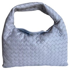 Bottega Veneta Hop Hobo Small Leather Oyster Purple