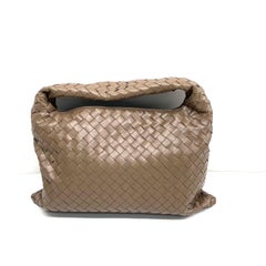Bottega Veneta Hop Large Leather Fondant Chocolate Brown Hobo Bag