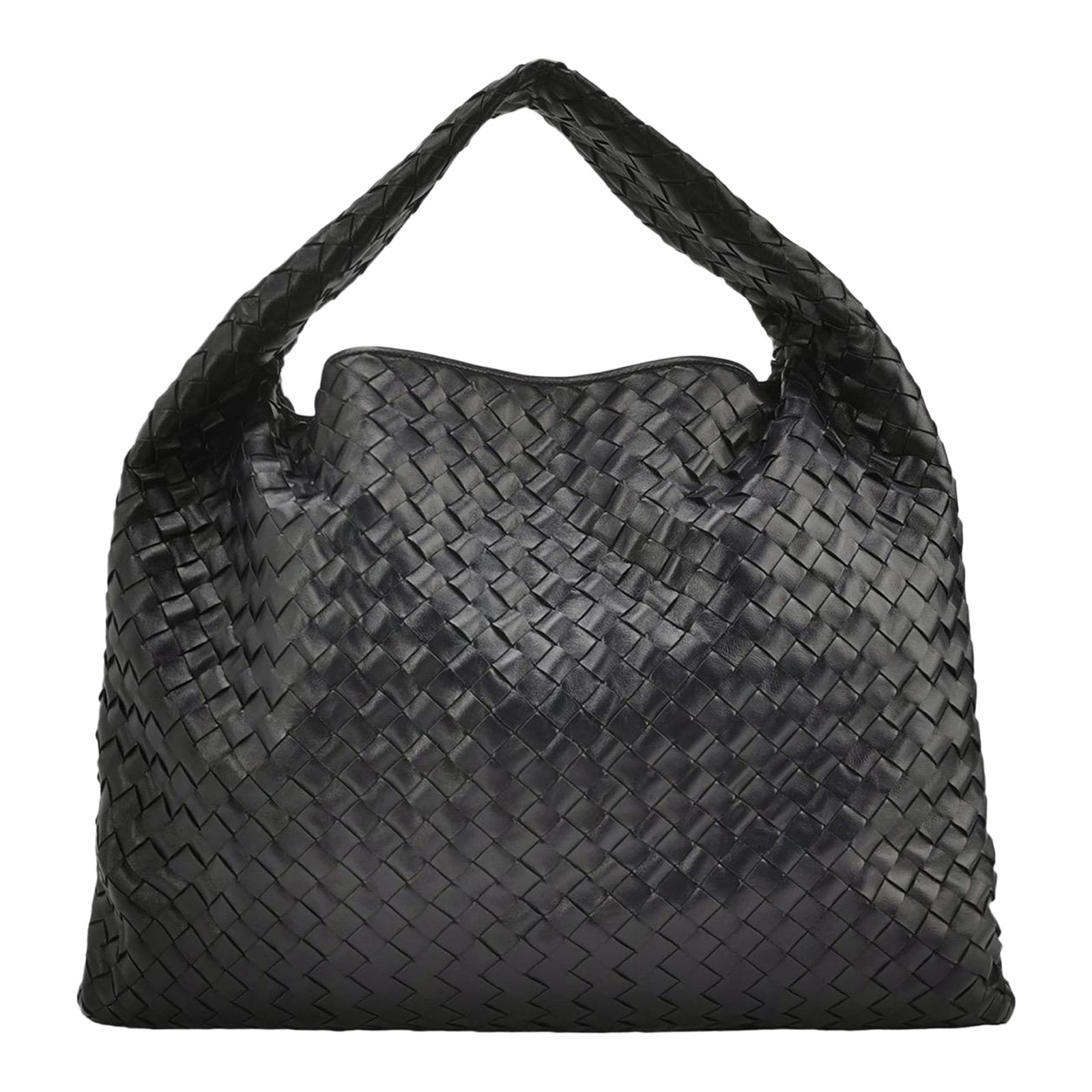 Bottega Veneta Hop Large Leather Navy Hobo Bag 55cm