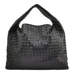 Bottega Veneta Hop Large Leather Navy Hobo Bag 55cm