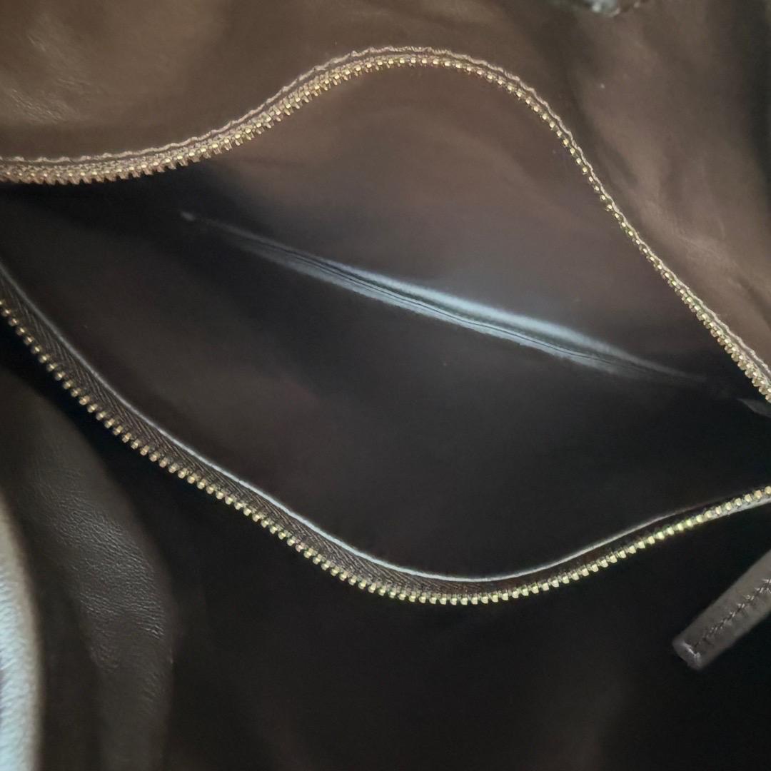 Bottega Veneta Hop Small Fondant Dark Chocolate Brown Leather Bag 9