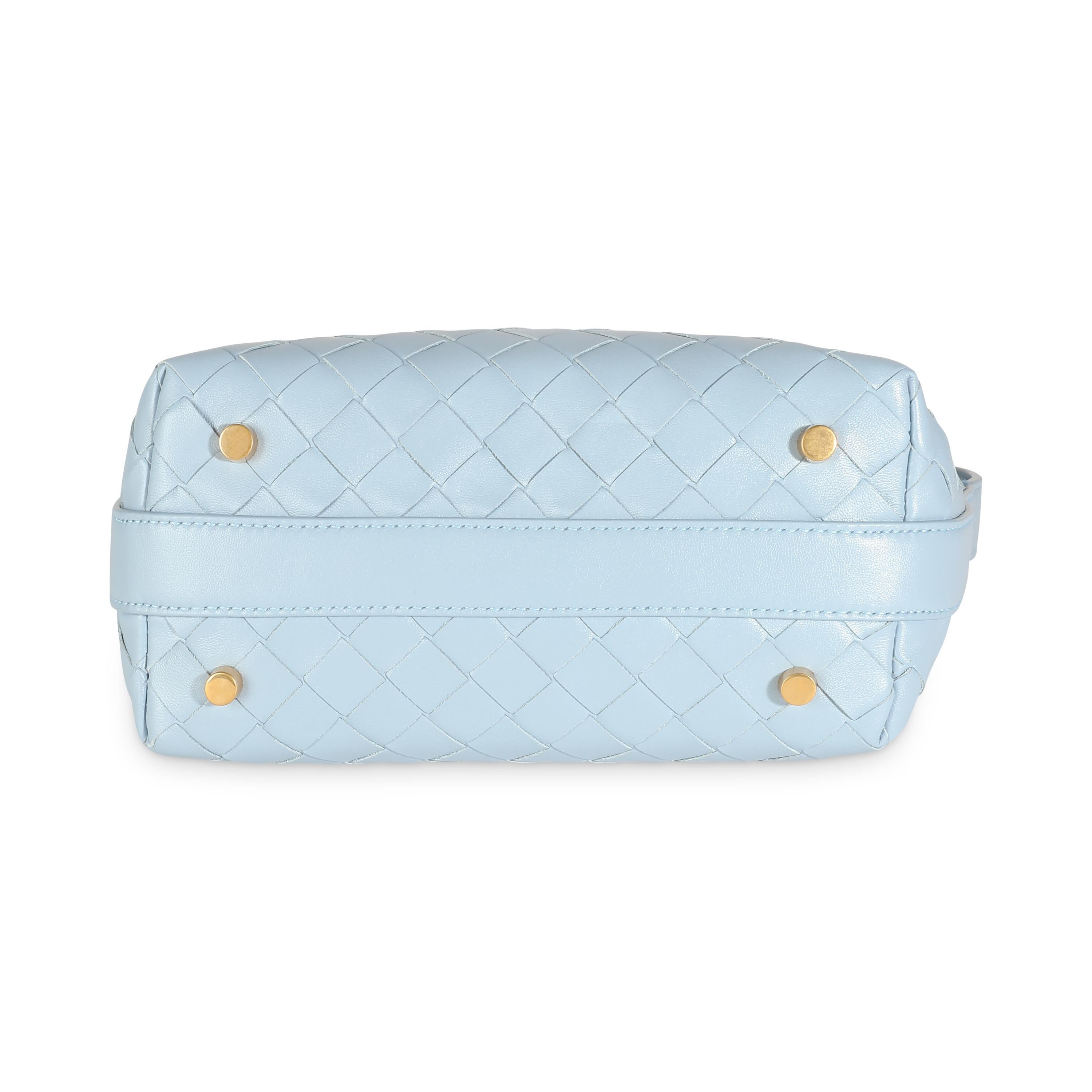 Bottega Veneta Ice Gold Nappa Intrecciato Mini Wallace 2