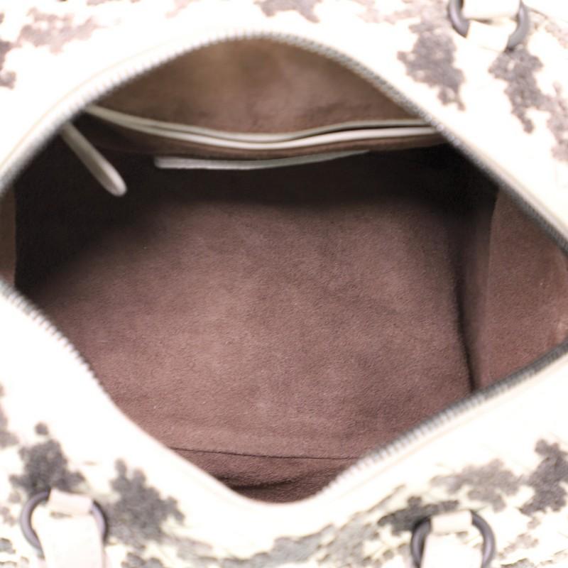 Women's or Men's Bottega Veneta In Mist Convertible Boston Bag Embroidered Intrecciato Nappa