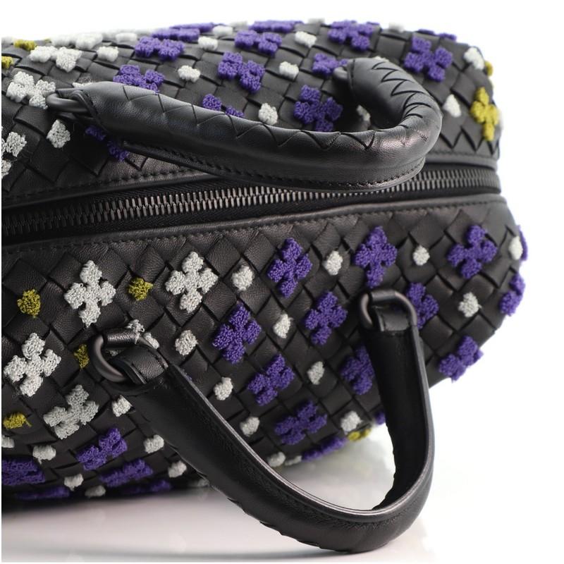 Bottega Veneta In Mist Convertible Boston Bag Embroidered Intrecciato Nappa 2