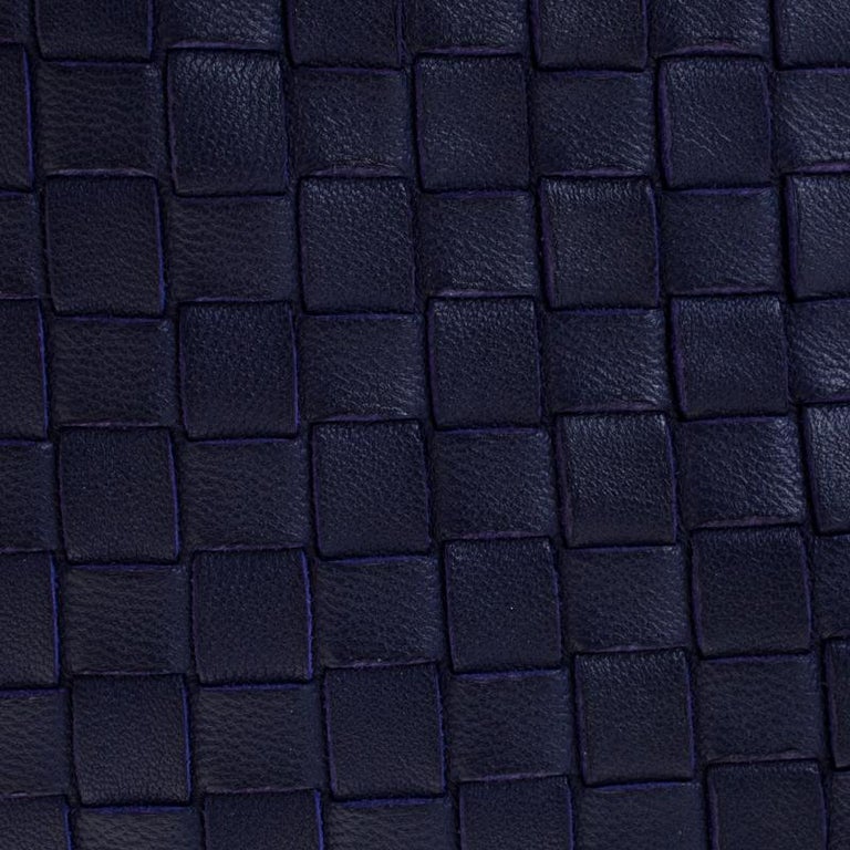 Bottega Veneta Indigo Intrecciato Leather Nodini Crossbody Bag Bottega  Veneta