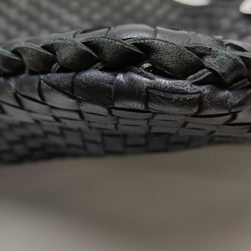 Bottega Veneta Intrecciato Hobo Bag Medium Black Lambskin leather 47cm 9