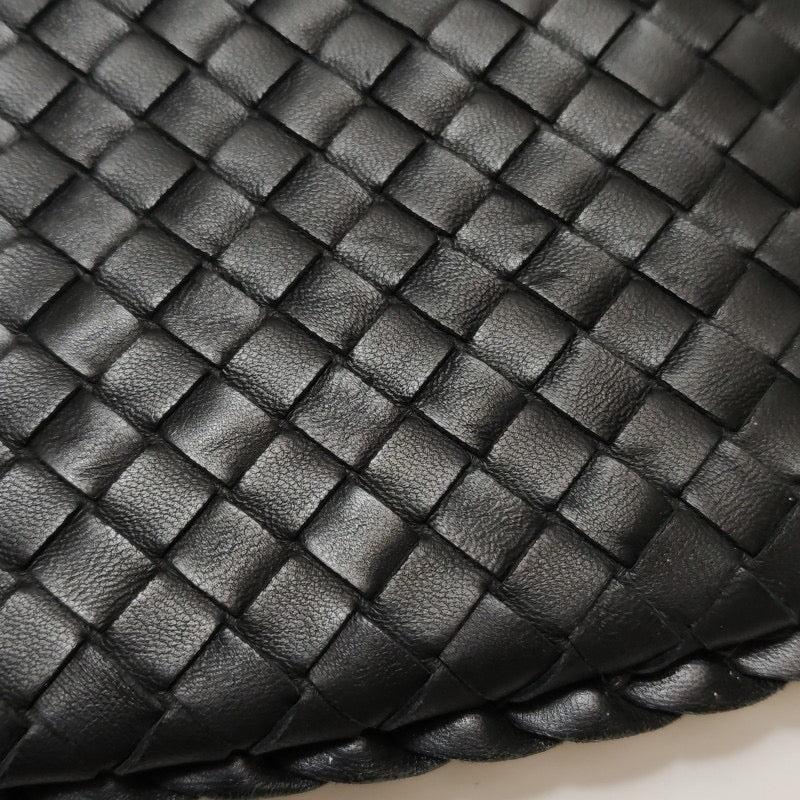 Bottega Veneta Intrecciato Hobo Bag Medium Black Lambskin leather 47cm 11