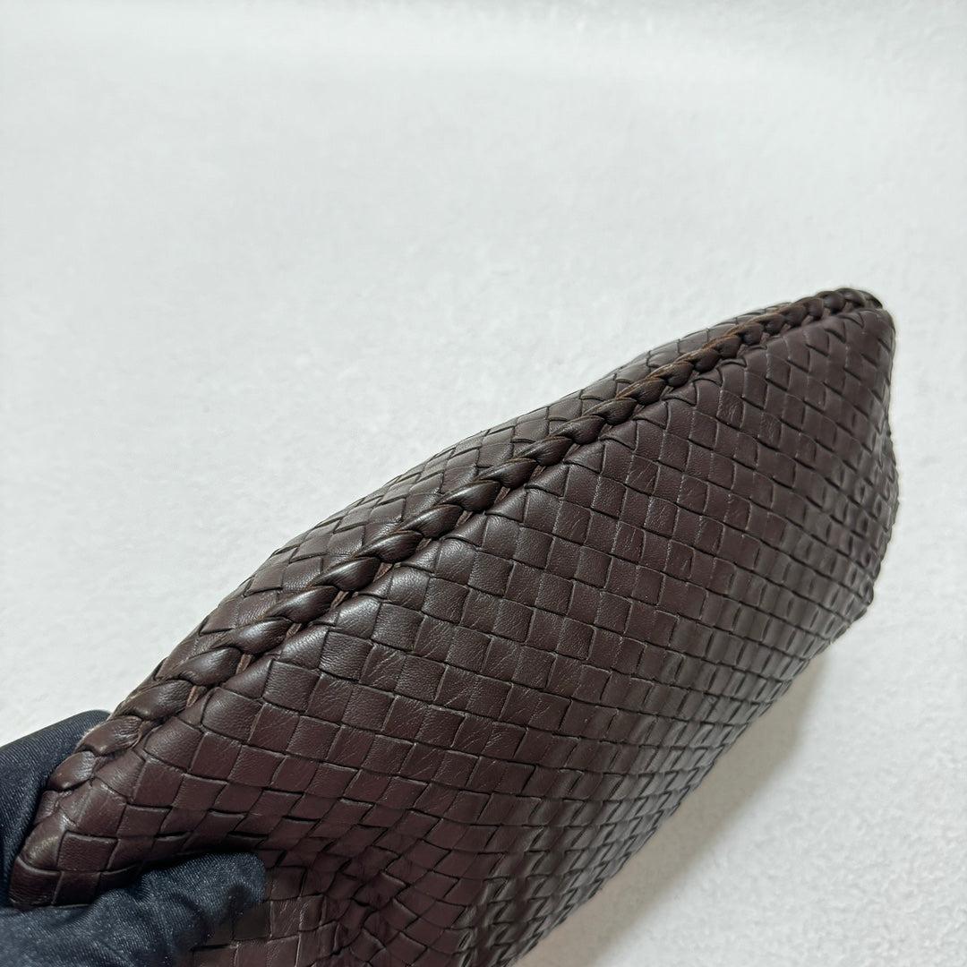 Bottega Veneta Intrecciato Hobo Bag Medium Brown Lambskin leather 40cm 2