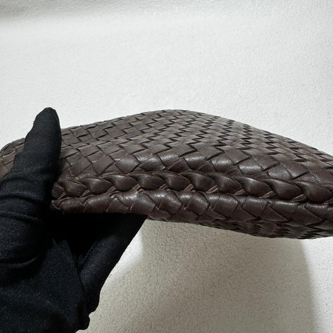 Bottega Veneta Intrecciato Hobo Bag Medium Brown Lambskin leather 40cm 3