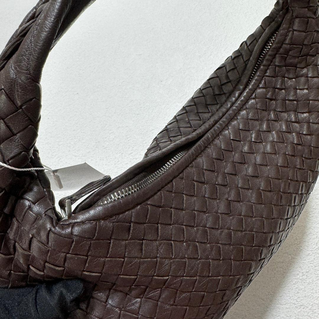 Bottega Veneta Intrecciato Hobo Bag Medium Brown Lambskin leather 40cm 5