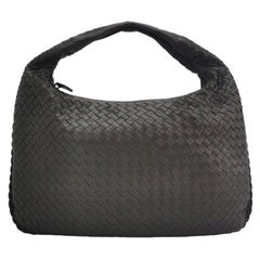 Bottega Veneta Intrecciato Hobo Bag Medium Brown Lambskin leather 40cm