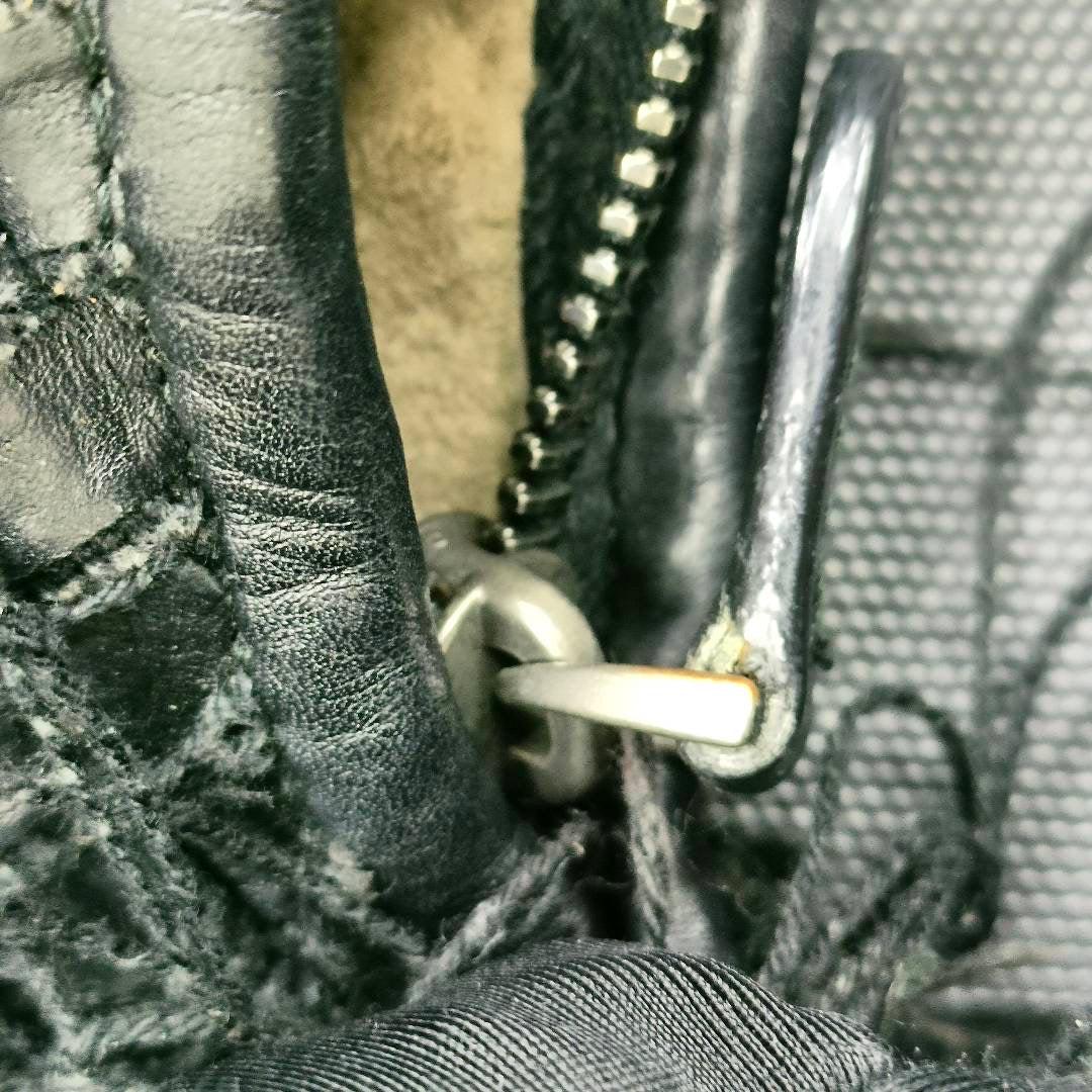 Bottega Veneta Intrecciato Hobo Bag Net & Fringes Black Lambskin leather Medium 9