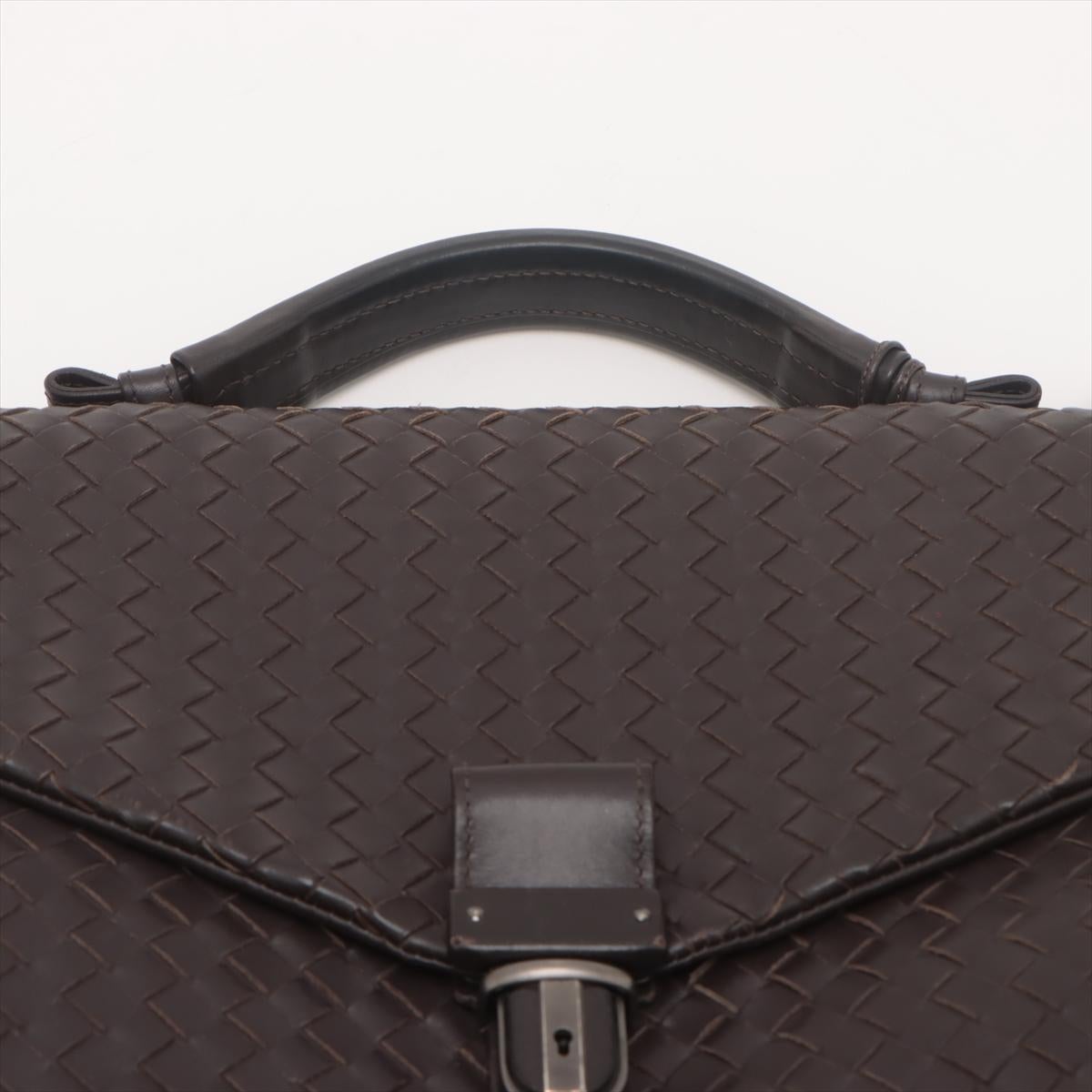 Bottega Veneta Intrecciato Leder Businesstasche Braun * PREORDER * im Angebot 3
