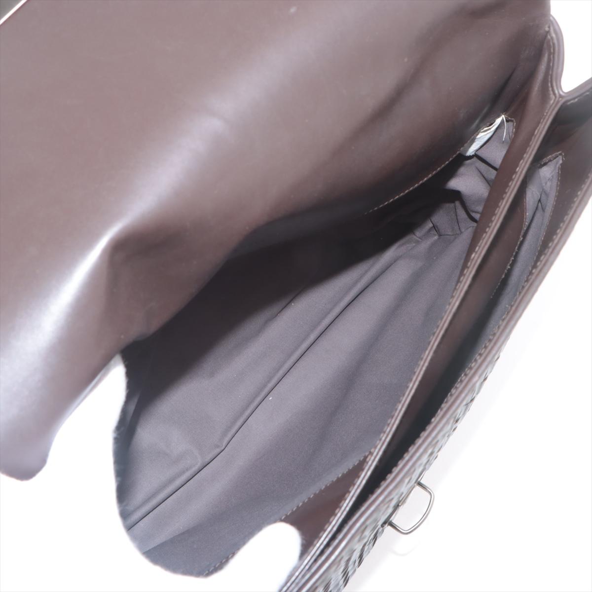 Bottega Veneta Intrecciato Leder Businesstasche Braun * PREORDER * im Angebot 5